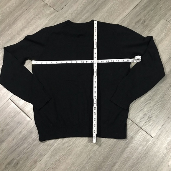 ZARA MAN Argyle V-Neck Black/Gray Sweater size M - Picture 7 of 7